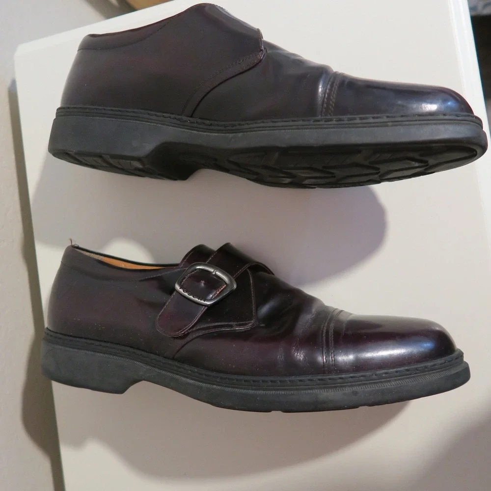 Michael Toschi leather burgundy